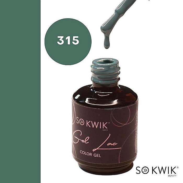 SoKwik - Oja Semipermanenta Blue&Green Collection Verde Salvie 315 (15 ml) [3]