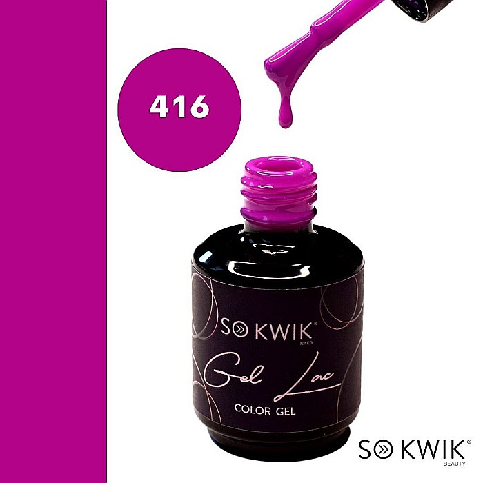 SoKwik - Oja Semipermanenta Violet Collection Mov Fandango 416 (15 ml) [3]