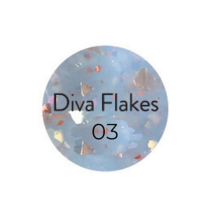 SoKwik - Oja Semipermanenta Diva Flakes Collection F03 (15ml) [2]
