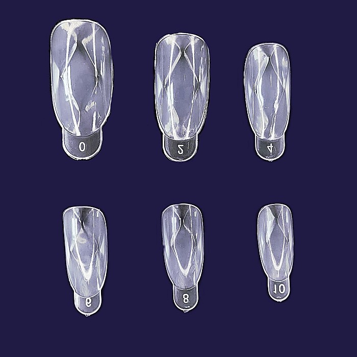 SoKwik - Quick Forms - Tipsuri Reutilizabile Full Cover - Oval Diamond (120/set) [2]