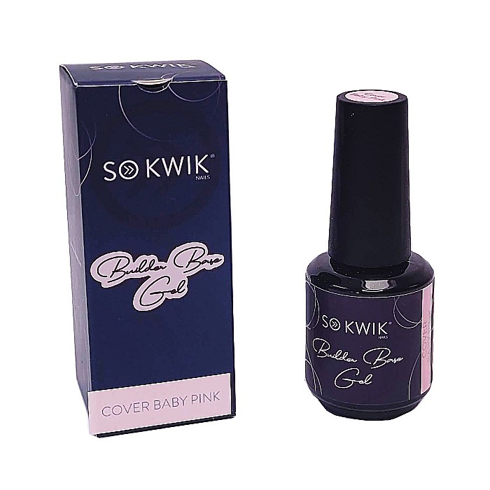 SoKwik - Builder Rubber Base Gel Cover Baby Pink (15ml) [1]