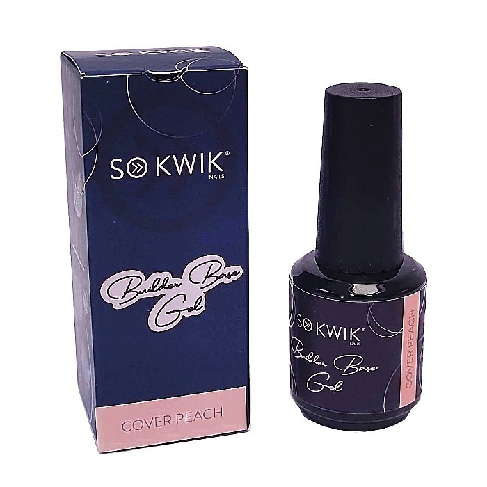 SoKwik - Builder Rubber Base Gel Cover Peach (15ml) [1]