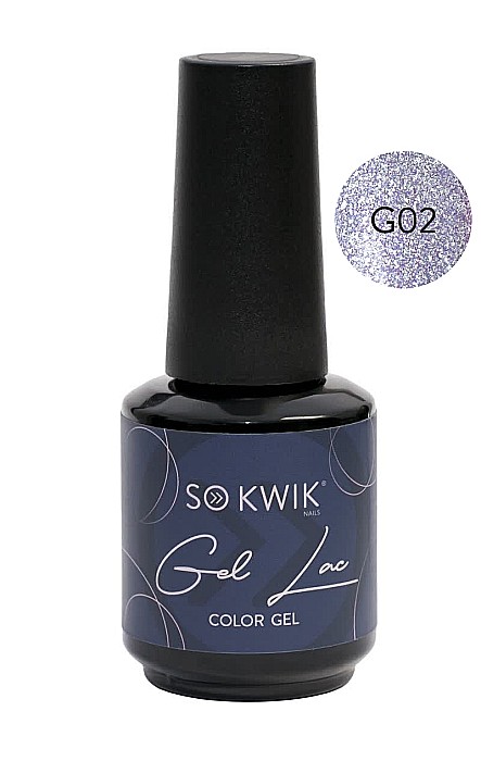 SoKwik - Oja Semipermanenta Glitter Collection G02 (15 ml) [1]