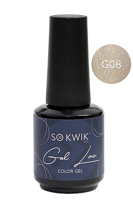 SoKwik - Oja Semipermanenta Glitter Collection G08 (15 ml) [1]