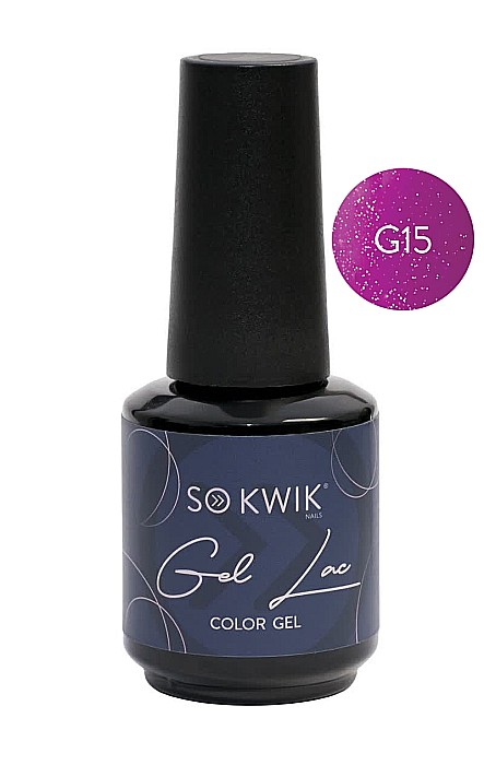SoKwik - Oja Semipermanenta Glitter Collection G15 (15 ml) [1]