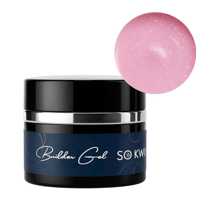 Gel de constructie pentru unghii – Builder Gel Baby Pink Flakes [2]