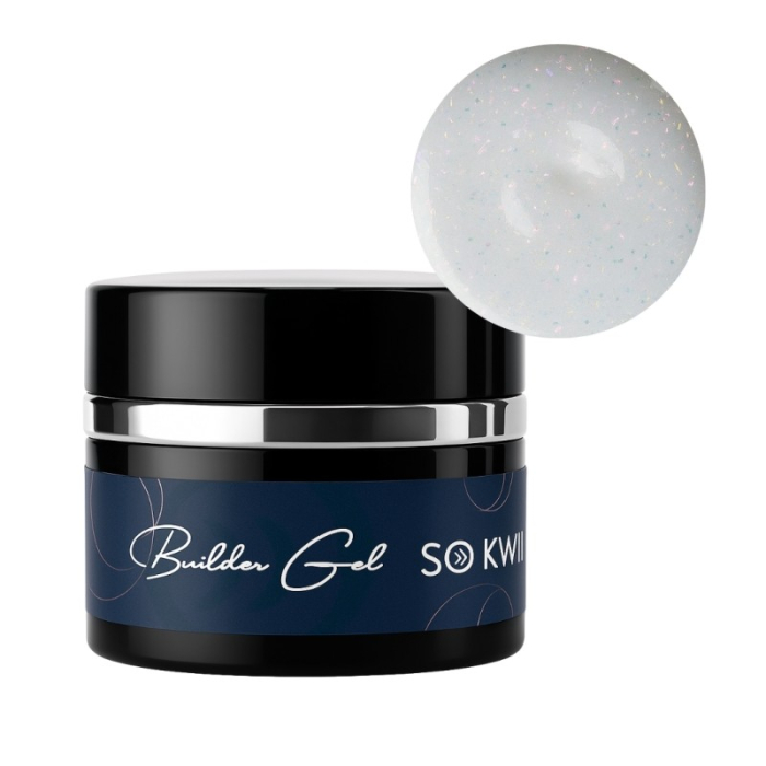 Gel de constructie pentru unghii – Builder Gel Baby White Flakes [2]