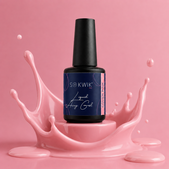 Liquid AcryGel SoKwik 03 Cover Pink 15ml pentru French si Babyboomer [2]