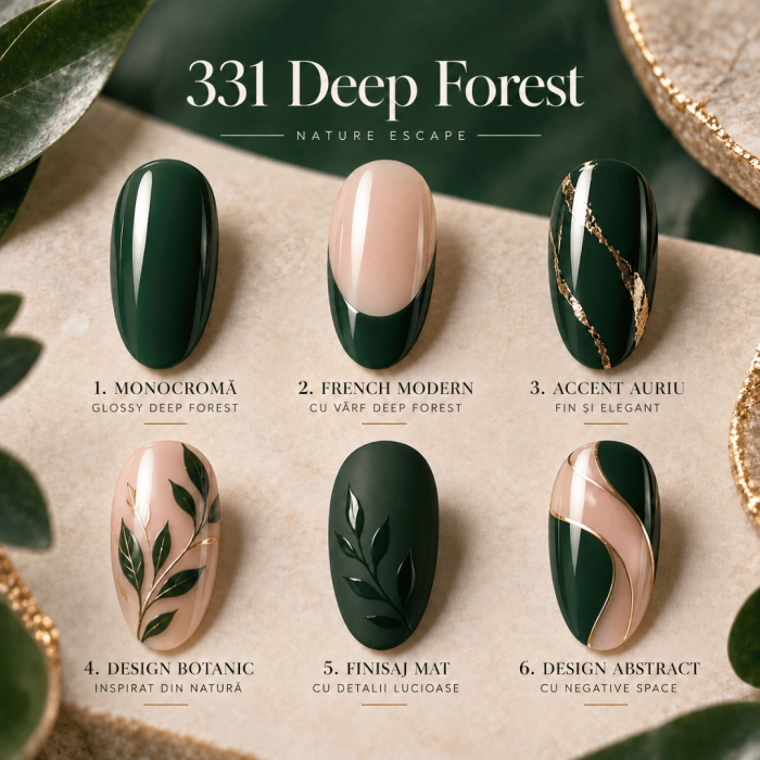 Oja Semipermanenta SoKwik Nature Escape 331 Deep Forest 15ml [2]