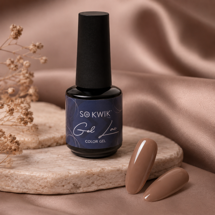 Oja semipermanenta SoKwik 707 Cocoa Nude nude cacao [2]