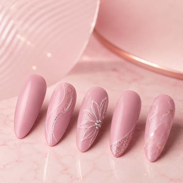 Oja semipermanenta SoKwik 421 Blush Petal Soft Bloom Collection [3]