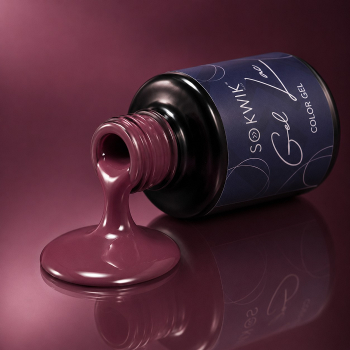 Oja semipermanenta SoKwik 423 Velvet Mauve Soft Bloom Collection [2]