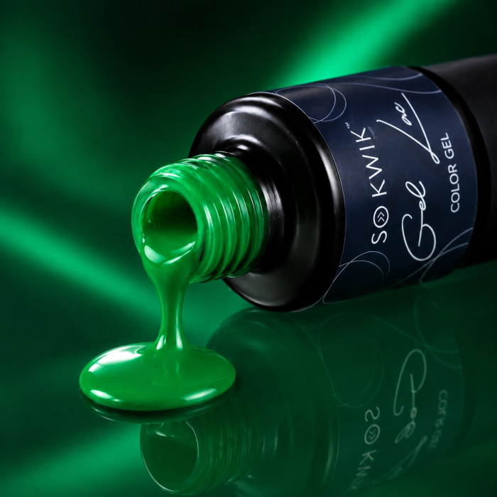 Oja semipermanenta SoKwik 330 Electric Emerald verde smarald [2]