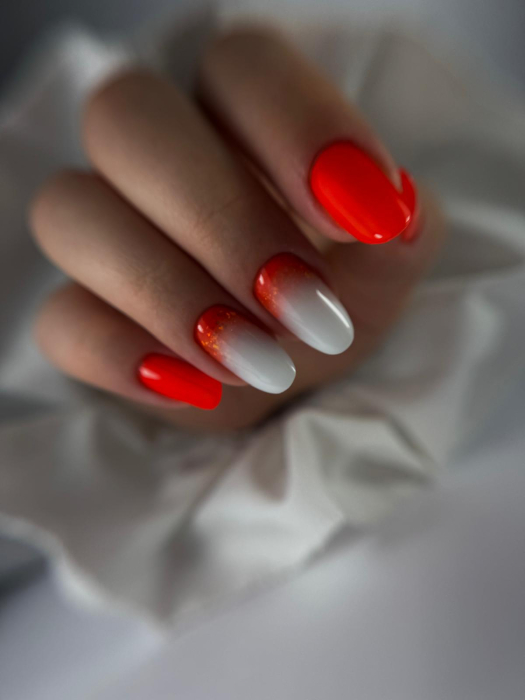 Oja semipermanenta SoKwik 614 Coral Flame coral portocaliu neon [4]