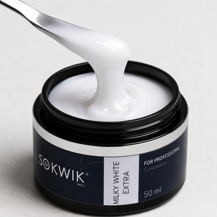 Gel de constructie SoKwik Builder Gel Milky White Extra 50ml [2]
