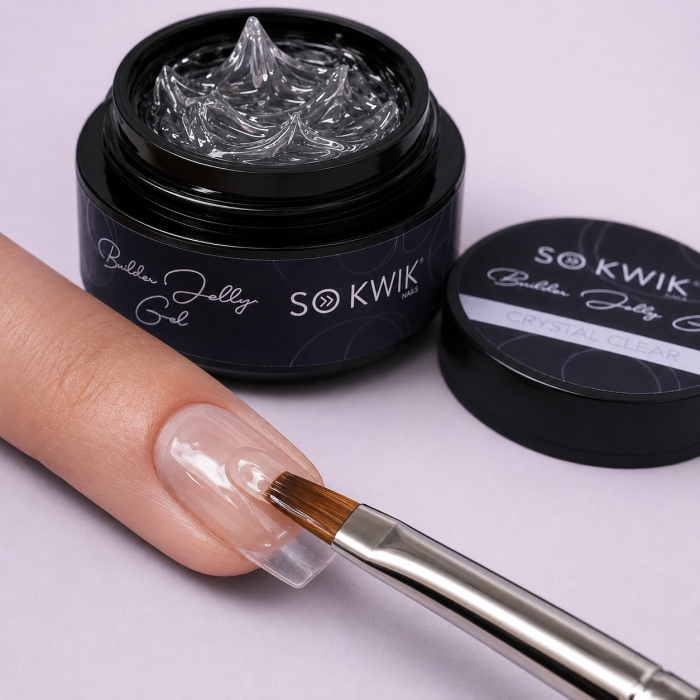 Gel de constructie SoKwik Builder Jelly Gel Crystal Clear 50ml [2]