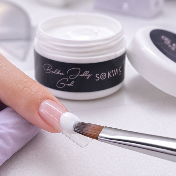 Gel de constructie SoKwik Builder Jelly Gel Super White 50ml [3]