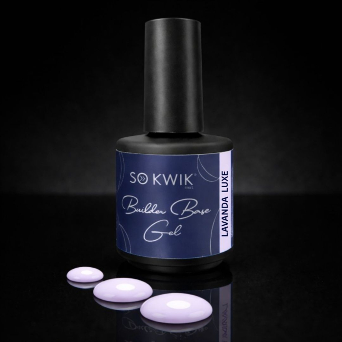 Gel de baza SoKwik Builder Rubber Base Gel Lavanda Luxe 15ml [6]