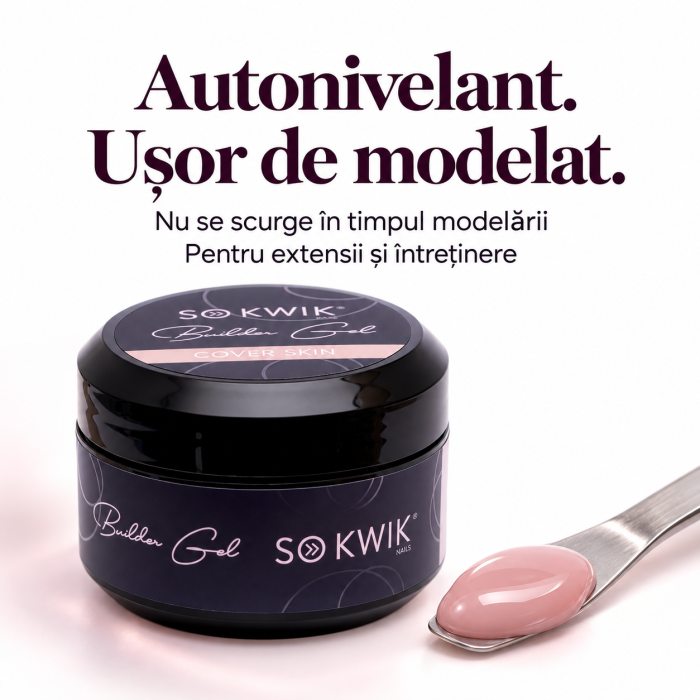 Gel de constructie si camuflaj SoKwik Cool Builder Gel Cover Skin 50ml [3]