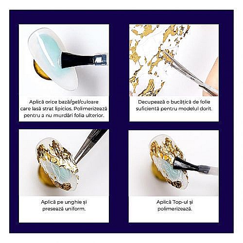 SoKwik - Abstract Art Nail Foil GOLD (01) [3]