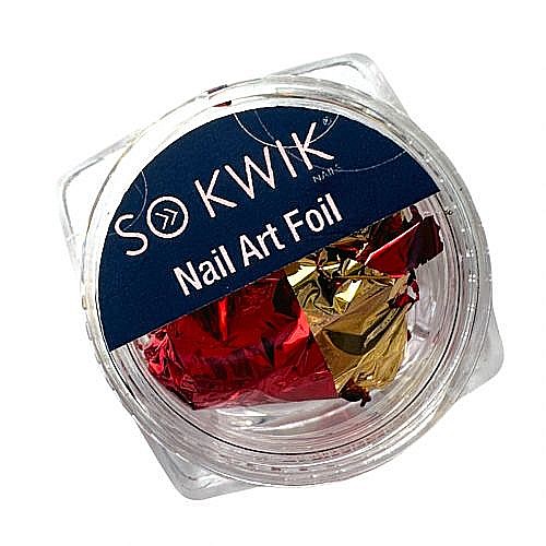 SoKwik - Nail Art Foil RED/GOLD (03) [1]