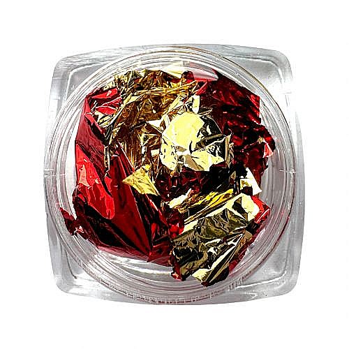 SoKwik - Nail Art Foil RED/GOLD (03) [2]