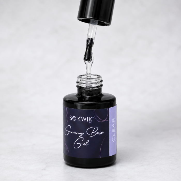 Gel de baza elastic SoKwik Gummy Base Gel Clear 15ml [2]