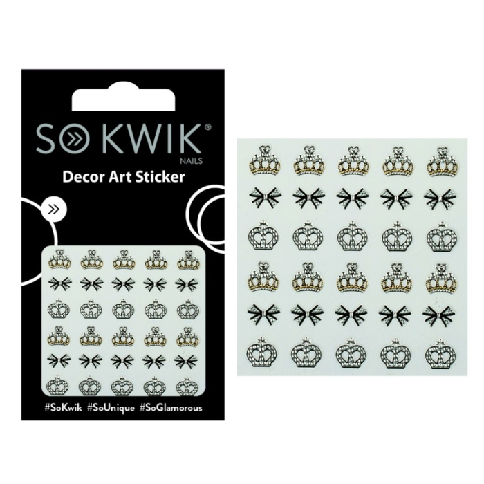 SoKwik - Ornamente Unghii - Nail Art Sticker - Dazzling 203 [1]