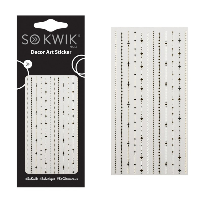 SoKwik - Ornamente Unghii - Nail Art Sticker - Rococo 18th - 183 [1]