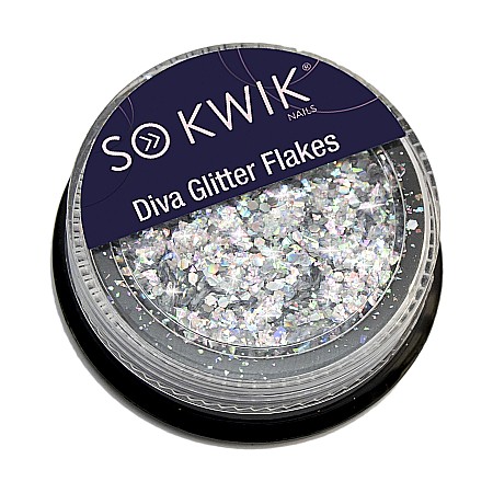 SoKwik - Diva Glitter Flakes Silver 01 [1]