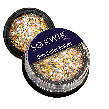 Ornamente - SoKwik - Diva Glitter Flakes Gold 02