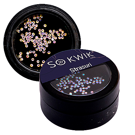 Ornamente - SoKwik - Strasuri SS3 Light Rose Aurora Boreala