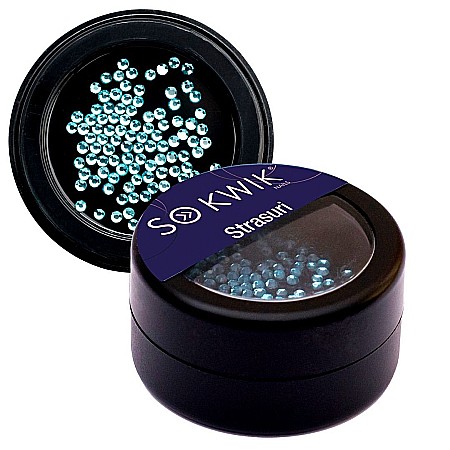 Ornamente - SoKwik - Strasuri SS4 Albastru Aquamarine