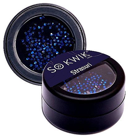 Ornamente - SoKwik - Strasuri SS4 Albastru Metal
