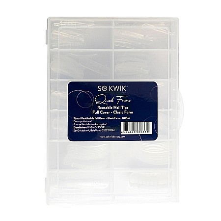 SoKwik - Quick Forms - Tipsuri Reutilizabile Full Cover - Clasic Form (120/set) [1]