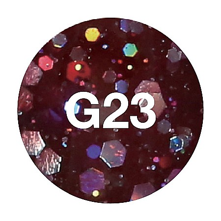 SoKwik - Oja Semipermanenta Glitter Collection Viva Magenta G23 (15 ml) [1]