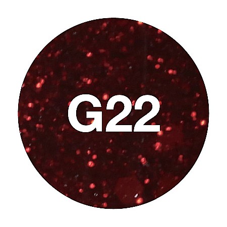 SoKwik - Oja Semipermanenta Glitter Collection Disco Red G22 (15 ml) [1]