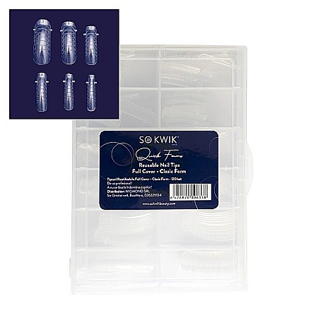 Accesorii - SoKwik - Quick Forms - Tipsuri Reutilizabile Full Cover - Clasic Form (120/set)