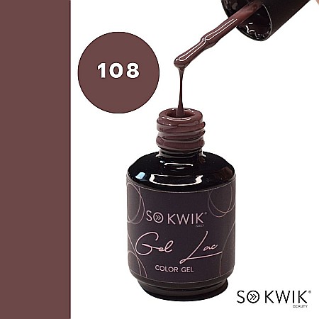 SoKwik - Oja Semipermanenta Black&White Collection Gri Taupe Intens 108 (15 ml) [2]