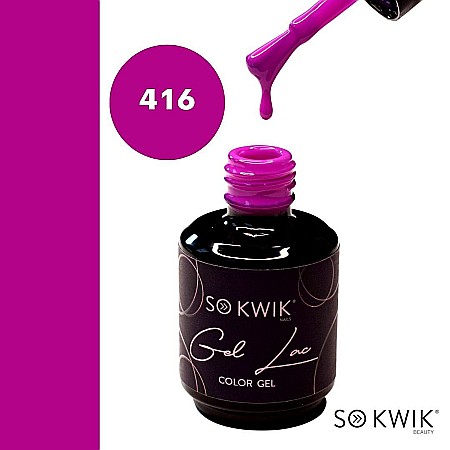 SoKwik - Oja Semipermanenta Violet Collection Mov Fandango 416 (15 ml) [2]