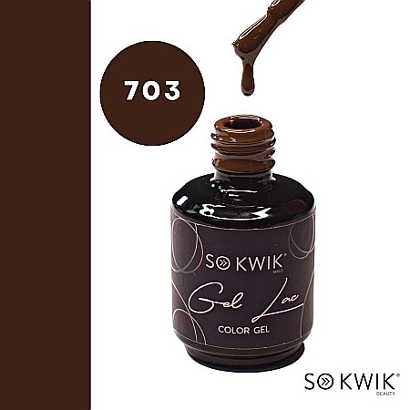 SoKwik - Oja Semipermanenta Brown Collection Maro Ciocolata 703 (15 ml) [2]