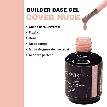 SoKwik - Builder Rubber Base Gel Cover Nude (15ml) [2]