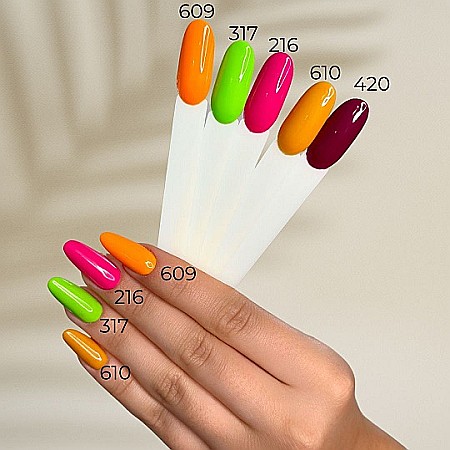 SoKwik - Oja Semipermanenta Yellow&Orange Collection 609 (15 ml) [3]