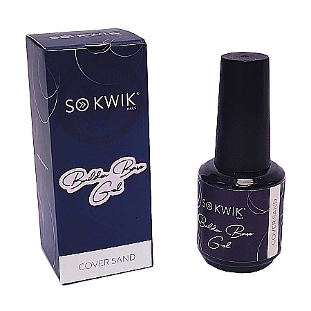 Geluri de baza - SoKwik - Builder Rubber Base Gel Cover Sand (15ml)