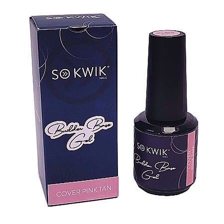 Geluri de baza - SoKwik - Builder Rubber Base Gel Cover Pink Tan (15ml)