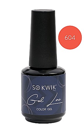 Unghii Tehnice - SoKwik - Oja Semipermanenta Yellow&Orange Collection 604 (15 ml)