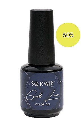 Unghii Tehnice - SoKwik - Oja Semipermanenta Yellow&Orange Collection 605 (15 ml)
