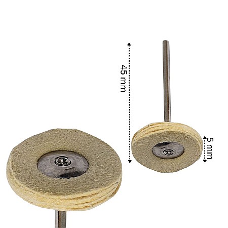 SoKwik - Cap Freza Finisare Unghii/Cuticule din Piele de Caprioara B03 [1]