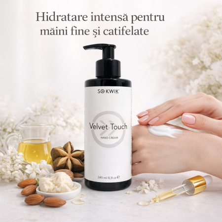 Crema profesionala de maini SoKwik Velvet Touch Hand Cream 240ml [2]