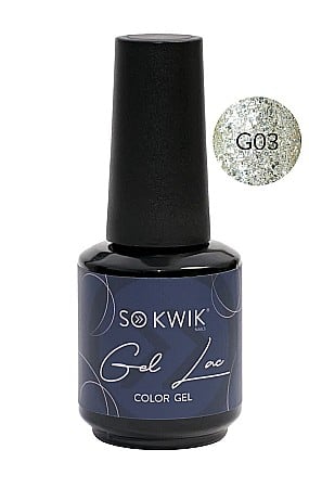 Oje semipermanente - SoKwik - Oja Semipermanenta Glitter Collection G03 (15 ml)